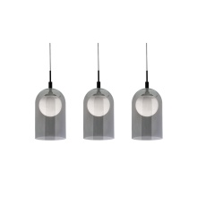 AFX Lighting, Inc. KRNP08L30D1BKLNR3 - Kiran 3 Light Linear Pendant, 120V, 45W, 3000K, BK