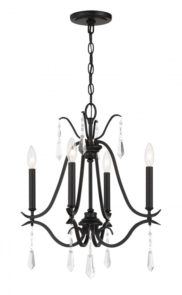 LAUREL ESTATE -4 LIGHT CHANDELIER