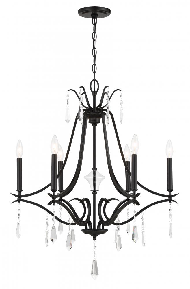 LAUREL ESTATE - 6 LIGHT CHANDELIER