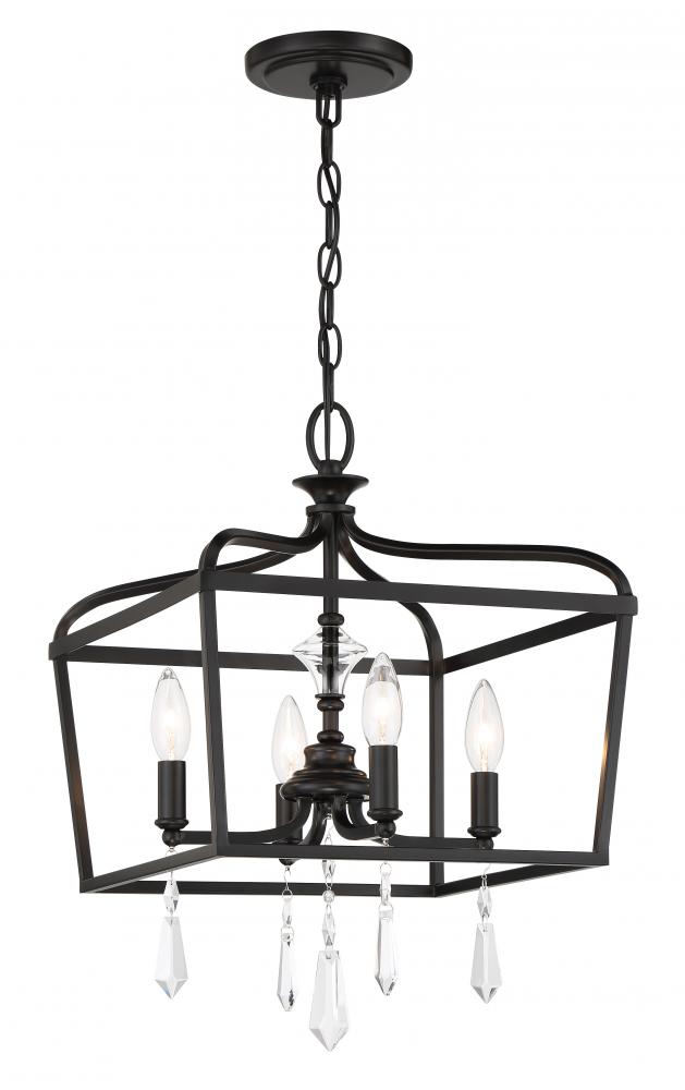 LAUREL ESTATE - 4 LIGHT FOYER/SEMI FLUSH