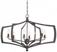 Minka-Lavery 4376-579 - Middletown - 6 Light Chandelier