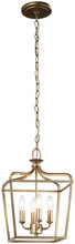 Minka-Lavery 4445-582 - LAUREL ESTATE - 4 LIGHT PENDANT(CONVERTIBLE TO SEMI FLUSH)