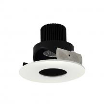 Nora NIO-4RPHA40QBMPW - 4" Iolite LED Round Adjustable Pinhole, 10-Degree Optic, 800lm / 12W, 4000K, Black Pinhole /