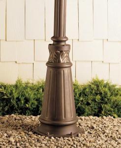 12.75" x 72" Cast Aluminum Post Olde Bronze