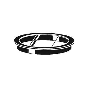 4.75" Clear Accessory Lens Black