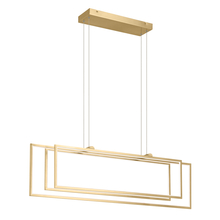 Kichler 84331CG - Jestin 46 Inch LED Linear Chandelier in Champagne Gold