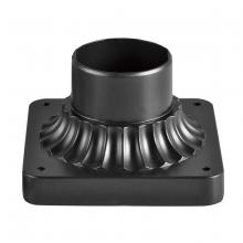 Kichler 9592BK - 5.75" x 3.5" Pedestal Mount Black