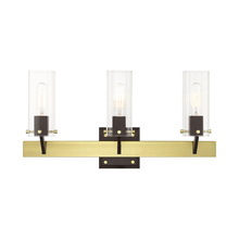 Livex Lighting 17823-12 - 3 Lt Satin Brass Vanity Sconce