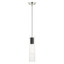 Livex Lighting 51160-91 - 1 Lt Brushed Nickel Pendant