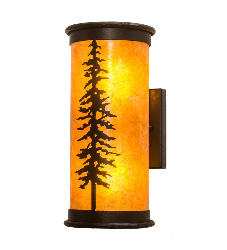 6" Wide Tall Pines Wall Sconce