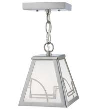 Meyda Blue 116750 - 6" Square Revival Deco Mini Pendant