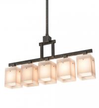 Meyda Blue 187801 - 55"L Metro Quadrato 5 LT Pendant