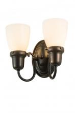 Meyda Blue 188456 - 10" Wide Revival Goblet 2 Light Wall Sconce