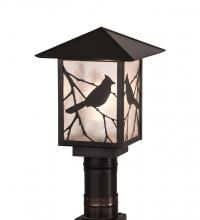 Meyda Blue 93728 - 9" Square Seneca Song Bird Post Mount