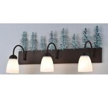 Meyda Blue 99783 - 28" Wide Tall Pines 3 Light Vanity Light