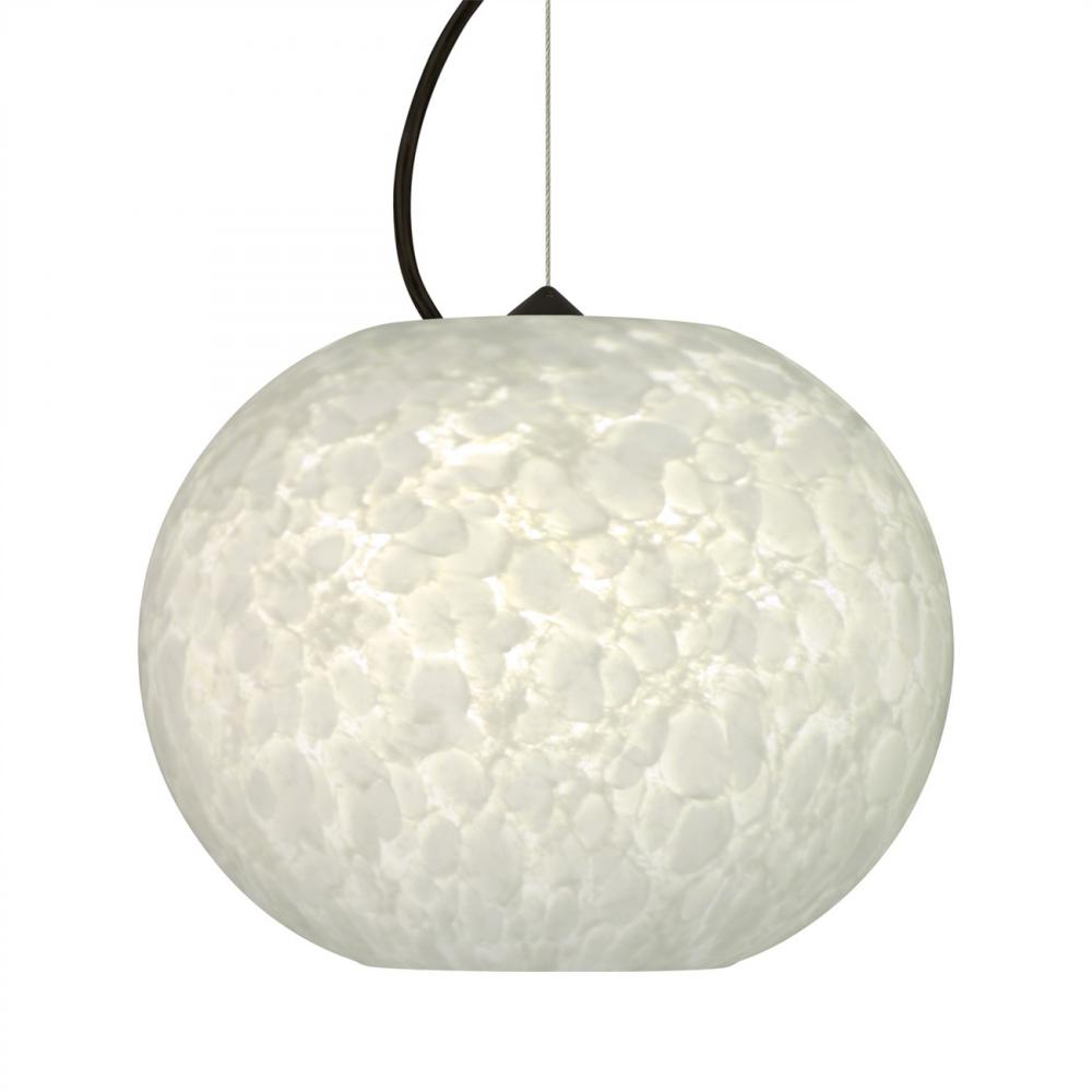 Besa Luna Pendant Carrera Black 1x100W MAX E26 Base