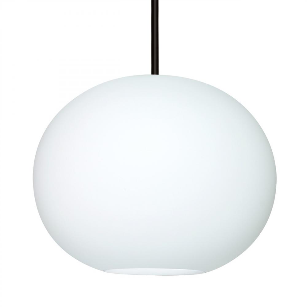 Besa Stem Pendant Jordo Black Opal Matte 1x150W MAX MAX E26 Base