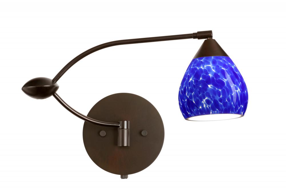 Besa Wall Tay Tay Bronze Blue Cloud 1x50W Halogen Gy6.35