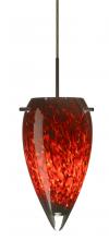 Besa Lighting 1JT-412541-LED-BR - Besa Juli LED Pendant Garnet Bronze 1x9W LED