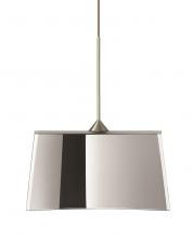 Besa Lighting 1XC-6773MR-LED-SN - Besa Groove Pendant Mirror-Frost Satin Nickel 1x5W LED