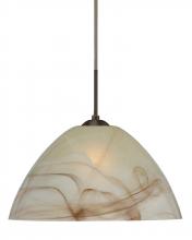 Besa Lighting J-420183-BR - Besa Tessa Pendant For Multiport Canopy Bronze Mocha 1x75W Medium Base