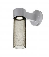 Besa Lighting JUNI10LT-WALL-LED-SL - Besa, Juni 10 Outdoor Sconce, Latte Bubble, Silver Finish, 1x4W LED