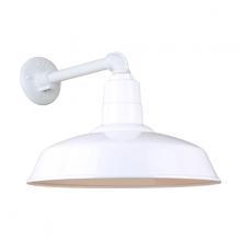 Hi-Lite MFG Co. H-QSN15116-SA-93/QSNB-44-93 - 16" Gooseneck Light Warehouse Shade, QSNB-44 Arm