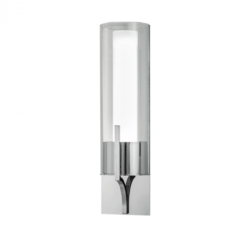 Slope Sconce Vanity Light - Chrome