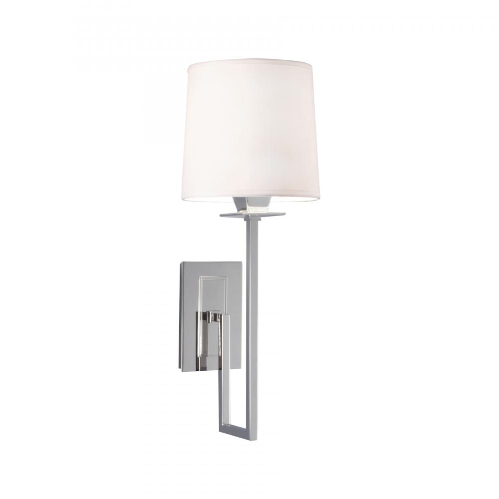 Maya Single Sconce - Polished Nickel