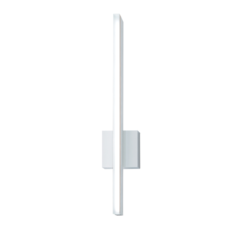 Ava LED Sconce 24 - Gloss White