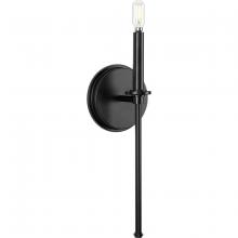 Progress P710106-31M - Elara Collection One-Light New Traditional Matte Black Wall Light