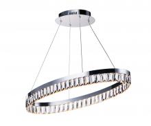  38376BCPC - Icycle LED Oval Pendant