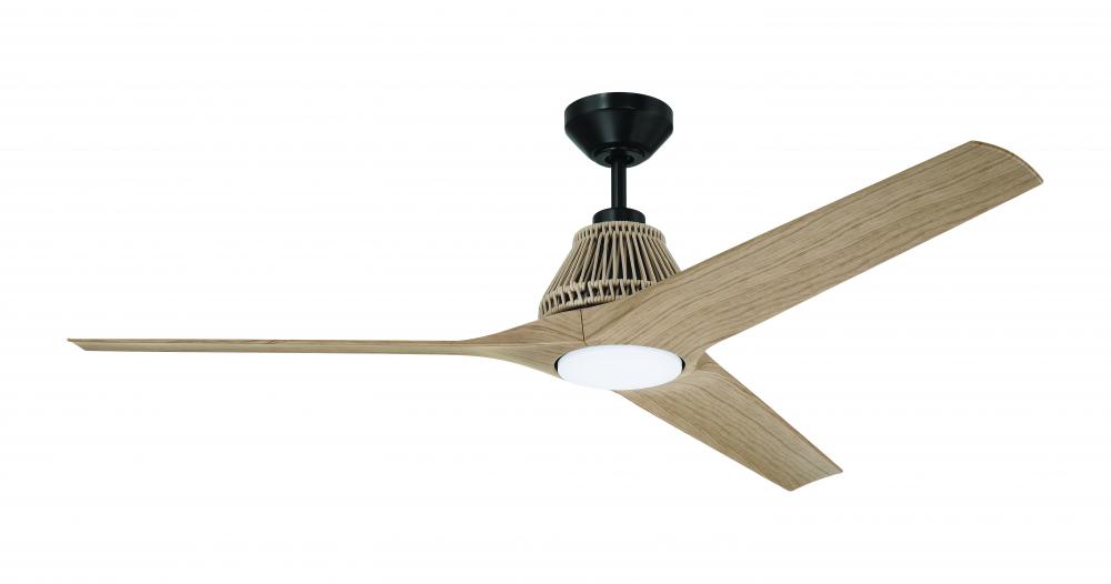 56" Ceiling Fan w/Blades & LED Light Kit