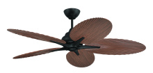 Craftmade GTY52FB5 - 52" Ceiling Fan w/ABS Blades, Wet Rated, 2-Wire HW wall control