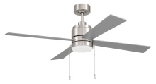 Craftmade MCY52BNK4-PC - 52" Ceiling Fan w/ 4 Blades & LED Light kit