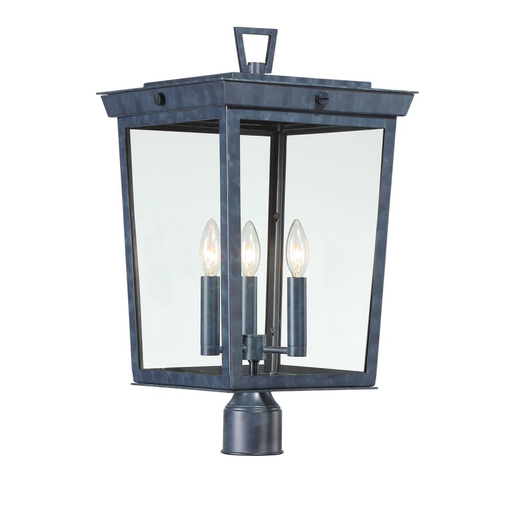 Belmont 12'' Graphite Outdoor Post