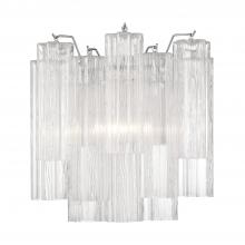 Crystorama ADD-303-CH-CL - Addis 14.5'' Polished Chrome Sconce