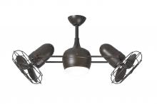 Matthews Fan Company DGLK-TB-MTL - Dagny - LK - Textured Bronze - Metal Blades - 10" Downrod