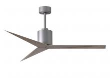 Matthews Fan Company EK-BN-GA - Eliza - Brushed Nickel - Gray Ash Tone Blades - 10" Downrod