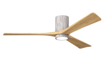 Matthews Fan Company IR3HLK-BW-LM-60 - Irene-3HLK - 60" Three Blade Flush Mount Paddle Fan - 5CCT Integrated LED - Barn Wood Tone Finis