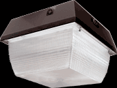 VANDALPROOF 3200 LUMENS VAN3 9 INCHES X 9 INCHES CEILING 42W CFL QT BRONZE