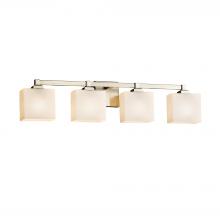 Justice Design Group FSN-8434-55-OPAL-NCKL - Regency 4-Light Bath Bar