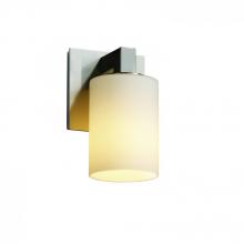 Justice Design Group FSN-8921-15-OPAL-MBLK - Modular 1-Light Wall Sconce