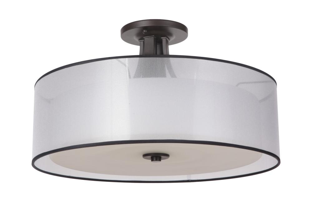 Paige 4 Light Semi Flush - Bronze