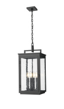 Z-Lite 5019CHB-BK - 4 Light Outdoor Chain Mount Ceiling Fixture