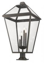 Z-Lite 579PHXLXR-533PM-ORB - 4 Light Outdoor Pier Mounted Fixture