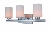 Woodbridge 16353CHR-C10455 - Woodbridge Lighting 16353CHR-C10455 Charlotte 3-light Bath