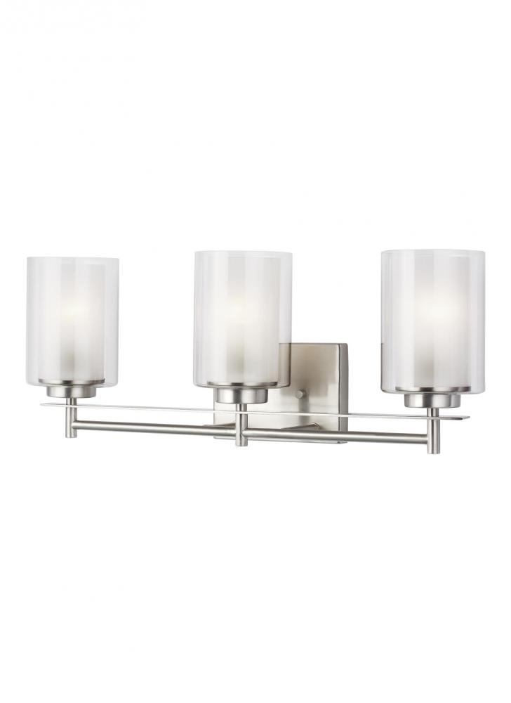 Elmwood Park Three Light Bath