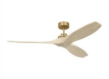 Visual Comfort & Co. Fan Collection 3CLNSM60BBSWWO - Collins Smart 60 - Burnished Brass