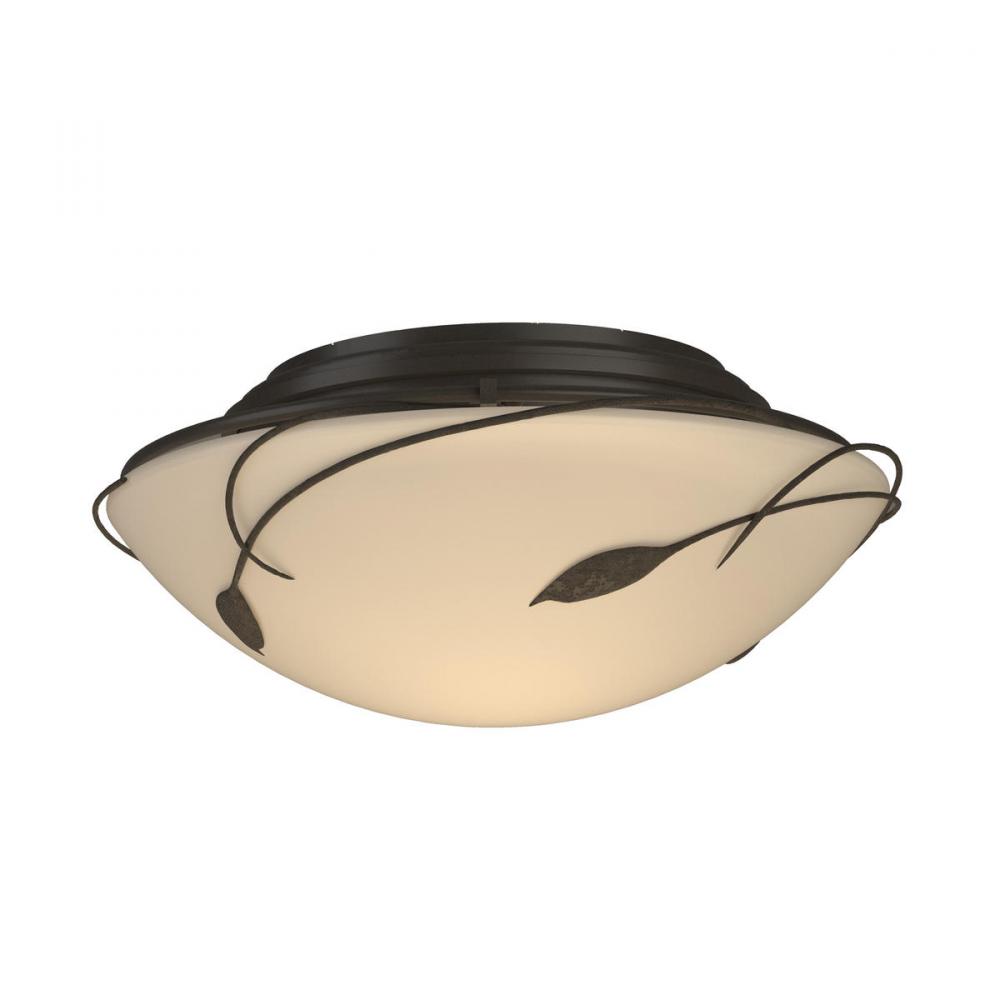 Forged Leaves Flush Mount